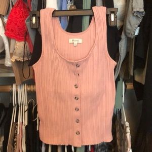 Button down Madewell crop